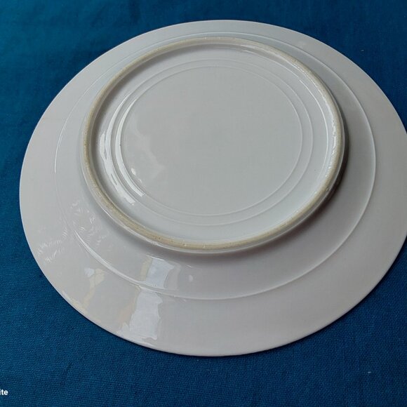 Antique hand painted mayonnaise set delicate roses and gold accents 3 pieces - Picture 11 of 12